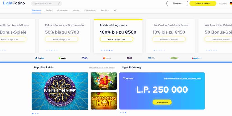 LightCasino Test