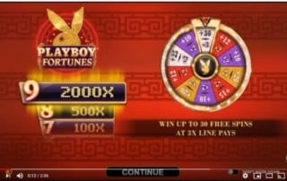 Playboy Fortunes Spielautomat von Microgaming