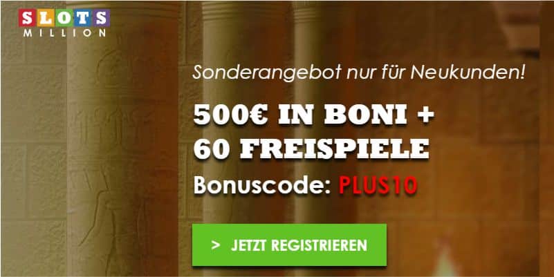 Slots Million Casino Bonus neu