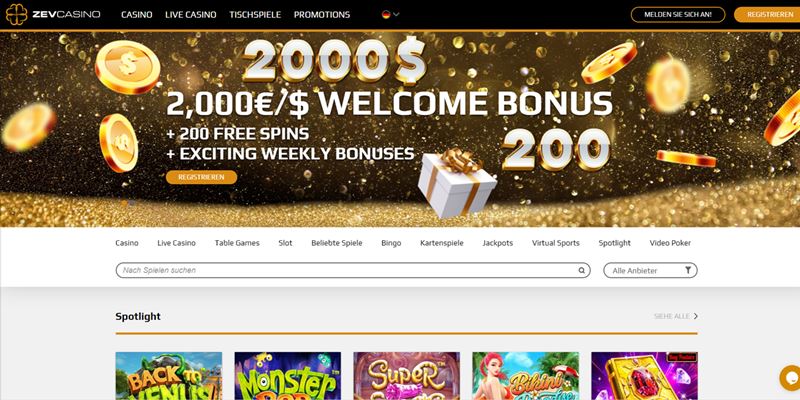 ZevCasino Test