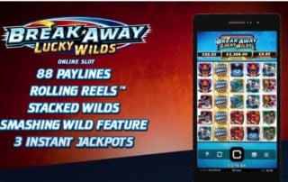 Break Away Lucky Wilds Spielautomat von Microgaming