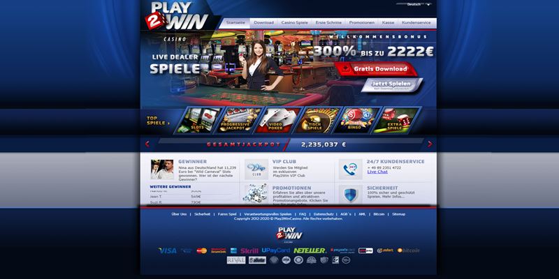 Play2Win Casino Test