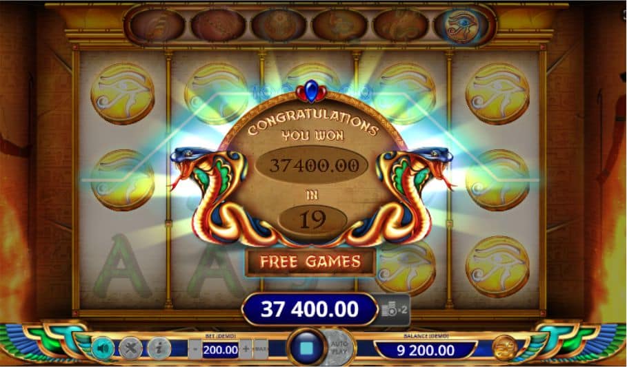 Ramses Rising Slot Gewinn