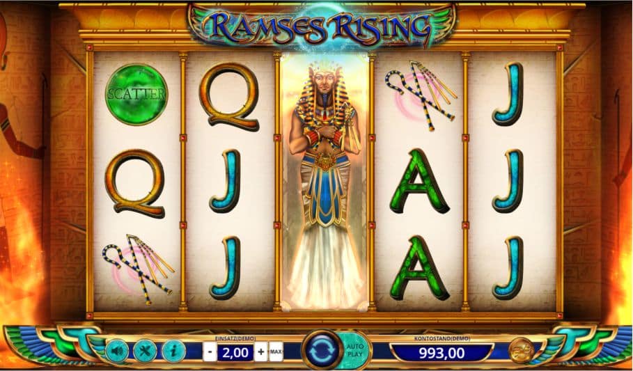 Ramses Rising Slot Symbole
