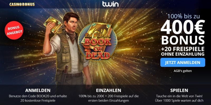 twin Casino Bonus