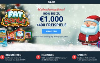Twin Casino Weihnachtsbonus