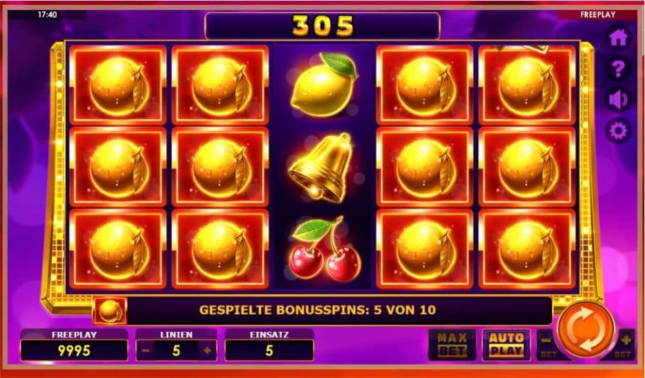 Book of Fruits Slot Gewinn