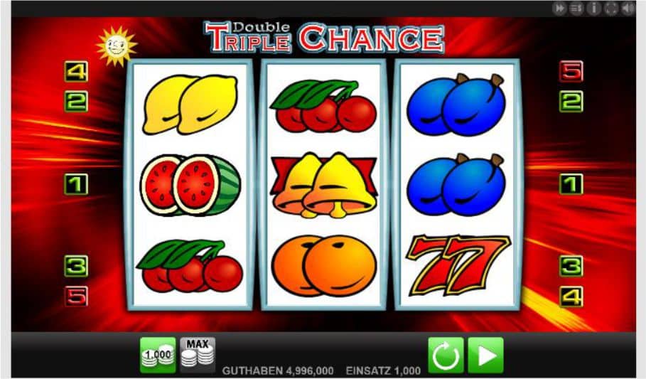 Double Triple Chance Slot Symbole