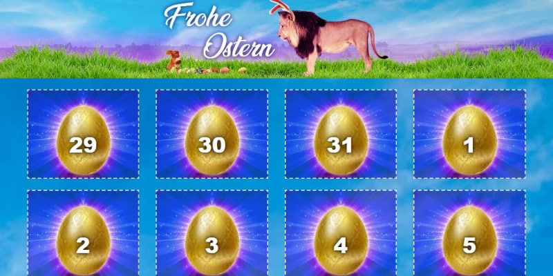 Löwen Play Osterkalender Bonus