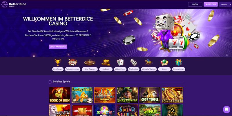 Better Dice Casino Test