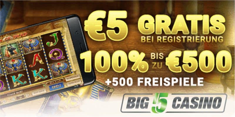 Big5 Casino Bonus neu