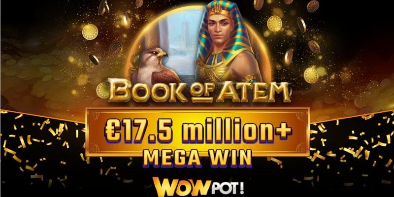 Microgaming Jackpot Book of Atem WowPot