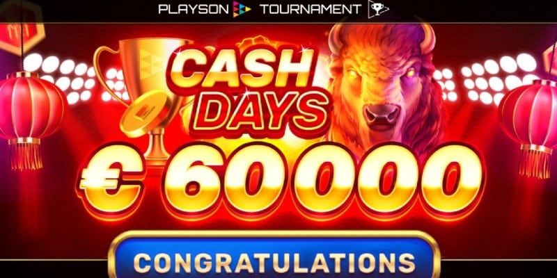 Playson Announces May CashDays 