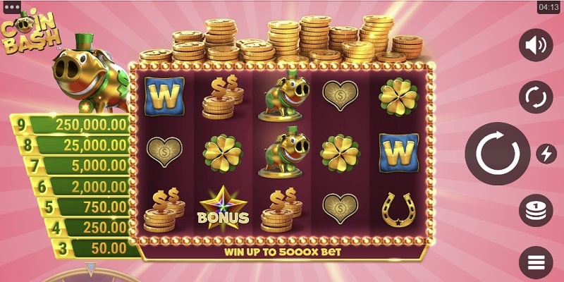 Coin Bash Slot Snowborn Games