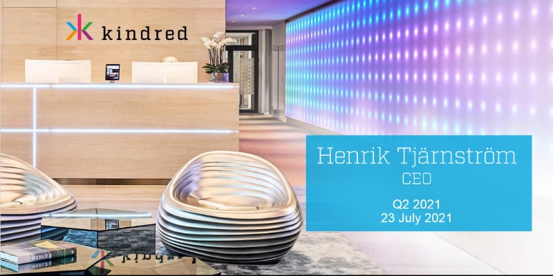 Kindred Group Halbjahreszahlen 2021
