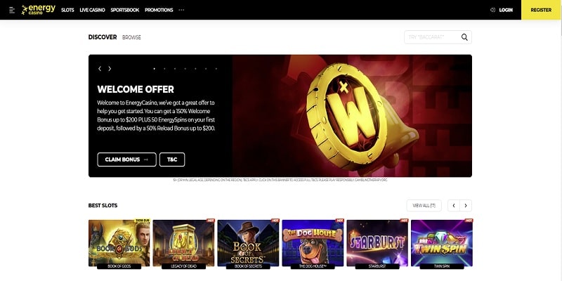 No Deposit Bonus Energy Casino