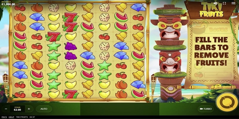 Tiki Fruits Red Tiger Casino Slot