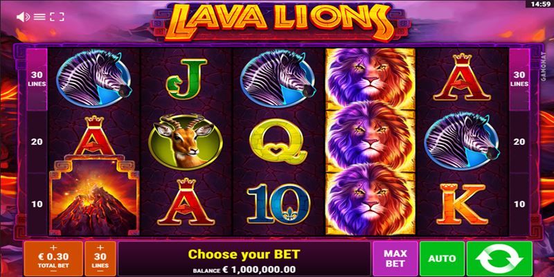 Lava Lions Spielautomat