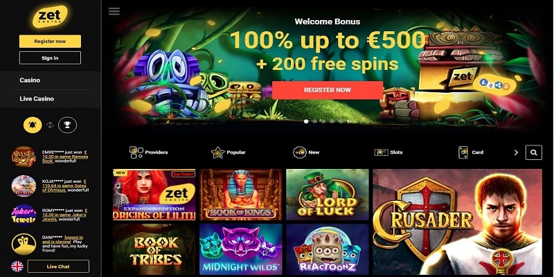 Our Zet Casino Review