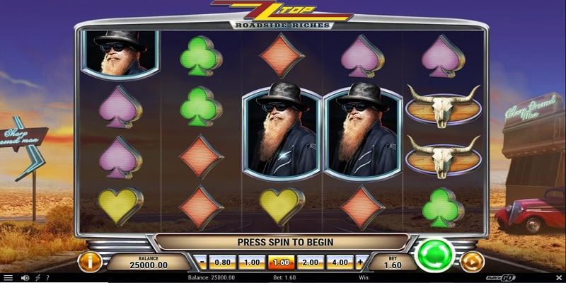 ZZ Top Roadside Video Slot