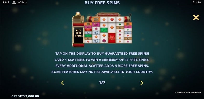 Buy Free Spins Feature