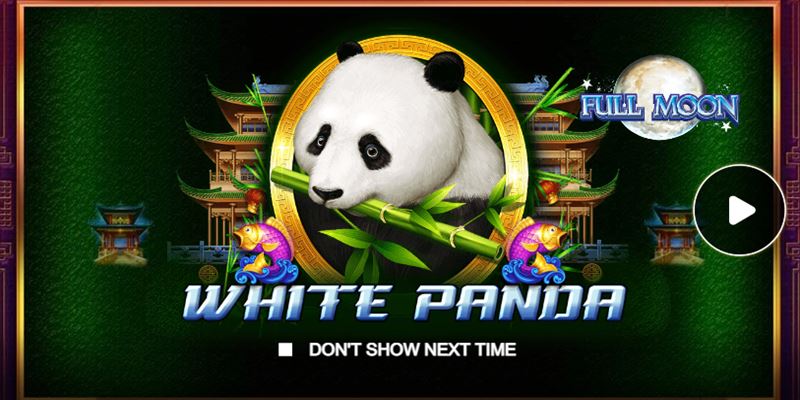 Full Moon White Panda