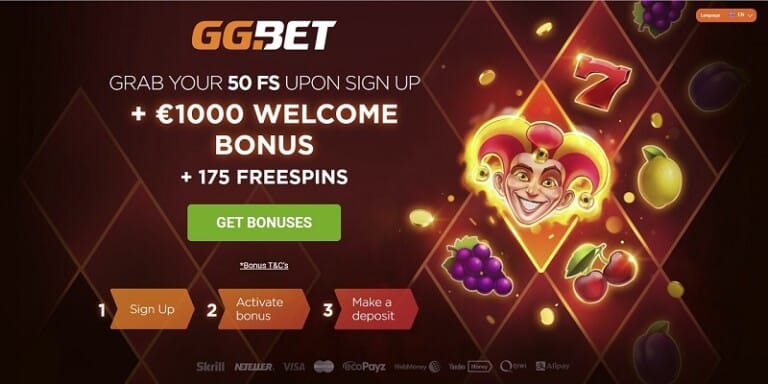 Gg bet casino no deposit bonus