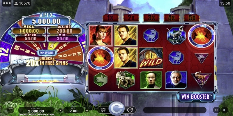 Jurassic World Raptor Riches slot