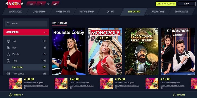 Our Rabona Casino Review