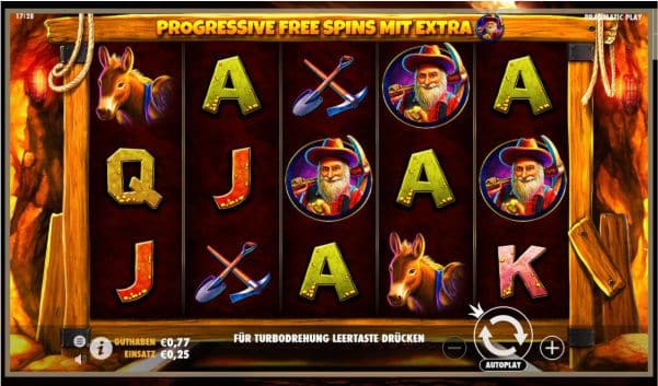 Gold Rush Slot Symbole