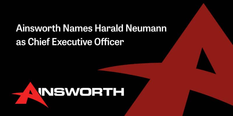 Harald Neumann CEO Ainsworth