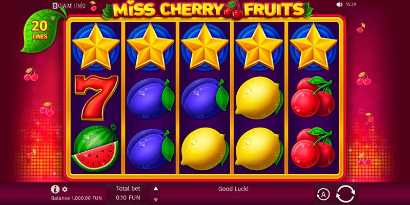 Miss Cherry Fruits Spielautomat 