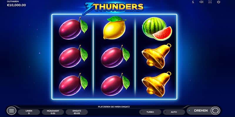 3 Thunders Spielautomat
