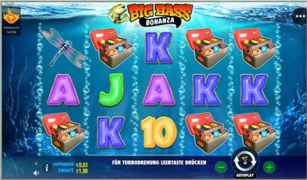 Big Bass Bonanza Slot Symbole