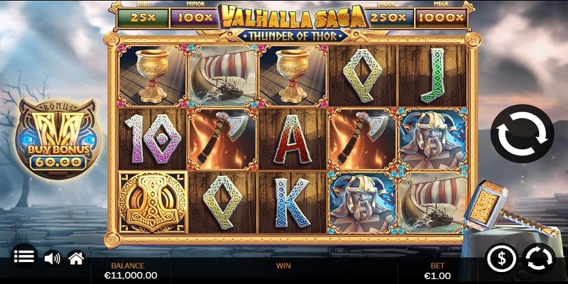 Valhalla Saga Slot Reels