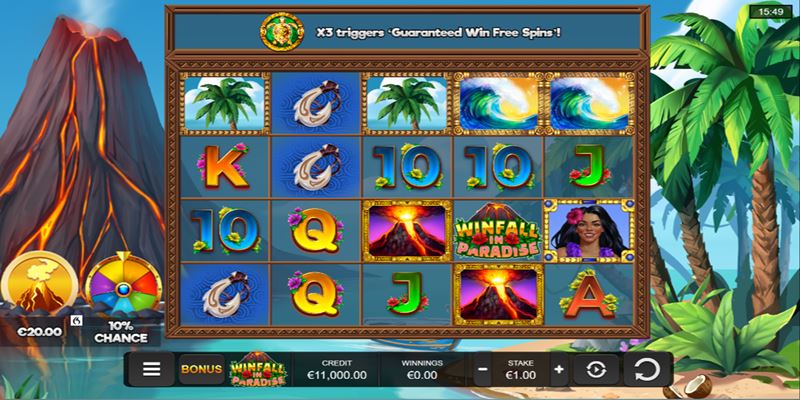 Winfall in Paradise Spielautomat 