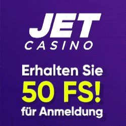 50 Freespins im Jet Casino
