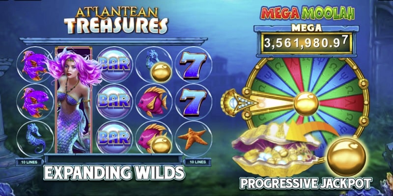 Mega Moolah Atlantean Treasures