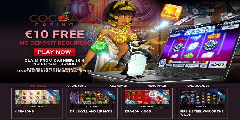 The Cocoa Casino No Deposit Bonus