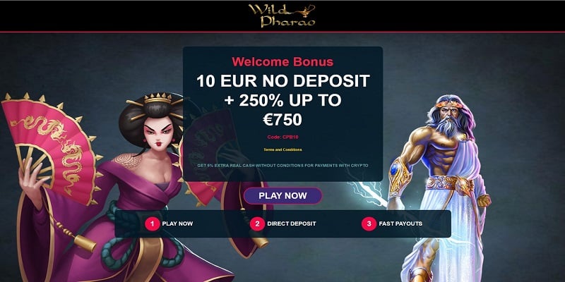 The Wild Pharao Casino No Deposit Bonus