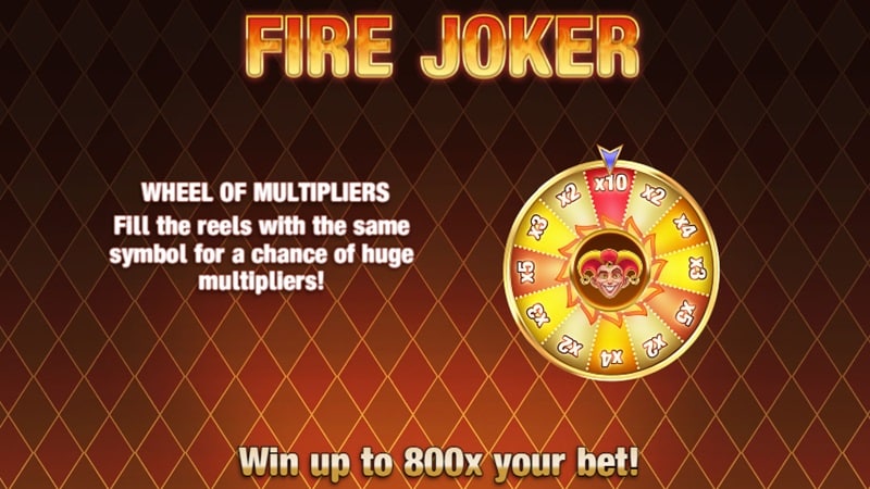 Fire Joker Fiery Wheel of Multipliers