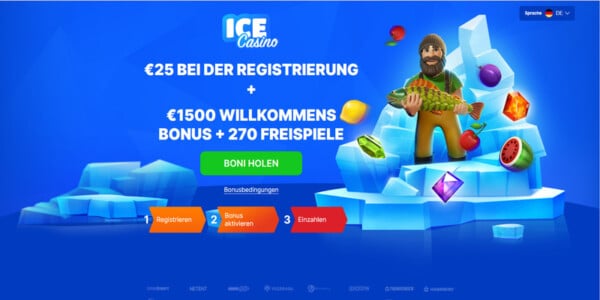 Ice Casino Registrierung