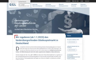 Glücksspielbehörde der Länder Webseite