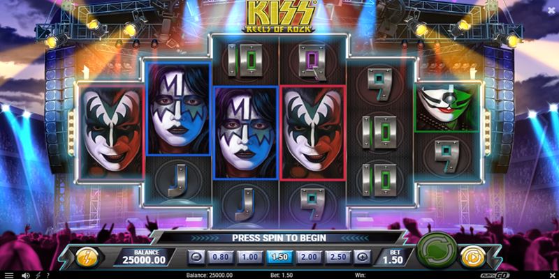 KISS Reels of Rock Spielautomat