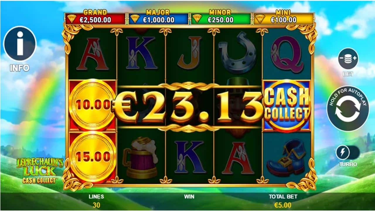 Leprechauns Luck Cash Collect Spielautomat