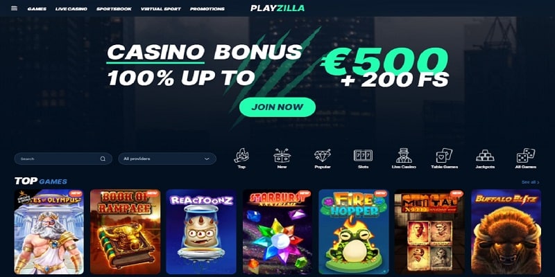 Play Zilla Online Casino Review