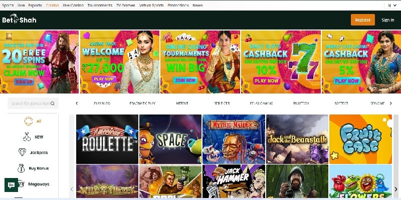 BetShah Online Casino Review