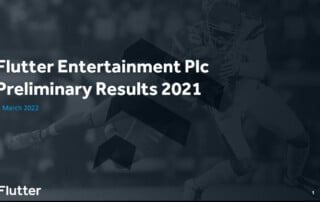 Flutter Entertainment Bilanz 2021