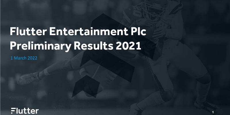 Flutter Entertainment Bilanz 2021