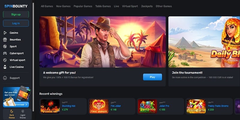 Spin Bounty Online Casino Review